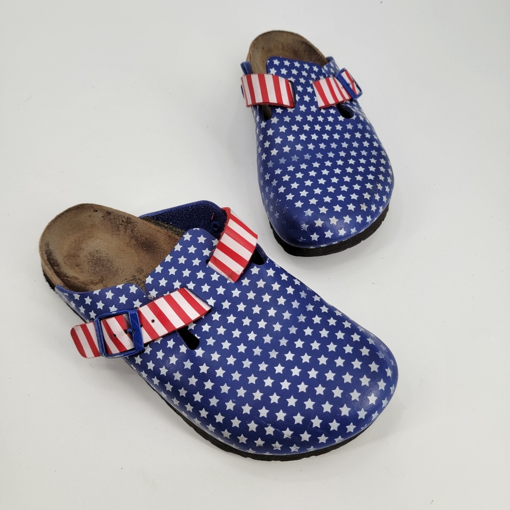 Birkenstock American Flag Print M6 L8
